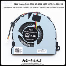 Новый оригинальный вентилятор ЦП для Dell Vostro 14-3468 15-3568 15-3562 Вентилятор охлаждения ЦП DP/N:0CFG6X 2024 - купить недорого