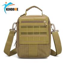 Bolsa transversal masculina, bolsa crossbody de lona impermeável multifuncional exército militar ar ar ar livre, bolsa de ombro grande para viagem 2024 - compre barato