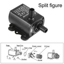 Ultra-quiet USB Mini Brushless DC Water Pump Submersible Fountain Aquarium Circulating DC5V 2.4W /4.8W 250L/H Lift 2m 2024 - buy cheap