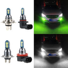 LEEPEE 1PCS Fog Lamp H8 H11 9005 9006 h4 h7 6000k LED Car Headlight Bulbs White Green Running Light 2024 - buy cheap