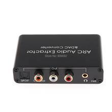 192KHz ARC Audio Adapter HDMI Audio Extractor Digital to Analog Audio Converter DAC SPDIF Coaxial RCA 3.5mm Jack Output 2024 - buy cheap