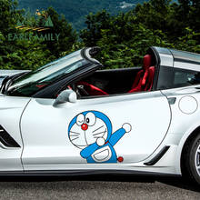 EARLFAMILY 43 см x 35,7 см для Doraemon виниловый материал тонкая Наклейка мотоцикл автомобиль наклейки окклюзия царапины ветровое стекло декор 2024 - купить недорого