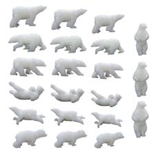 7 Shapes Silicone Mini Polar Bear Modeling Resin Mold Landspace Fillings Resin Jewelry Fillings Resin Casting Art Crafts 2024 - buy cheap