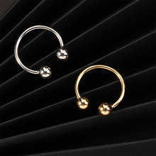 Anillos de doble bola geométricos ajustables para mujer, anillo de cuentas de articulación de nudillo abierto, Color dorado y plateado 2024 - compra barato