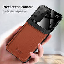 Fashion PC Leather Case for Samsung S21 Ultra A12 A42 M31S cover Shockproof Phone Back Cover for Samsung Note 20 S20 FE 5G A21S 2024 - buy cheap