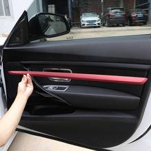 4pcs Frosted Red Style ABS Plastic Interior Door Decoration Strips Trim for BMW 3 Series GT F34 2013-2019 Models Accessories 2024 - buy cheap