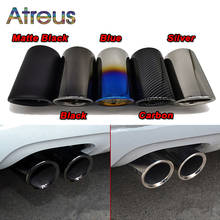 2pcs Exhaust Pipe Muffler Tip Cover for Volkswagen VW Passat B7 CC Tiguan Audi A4 B8 A3 8V 8P A1 Q5 A5 Car Styling Accessories 2024 - buy cheap