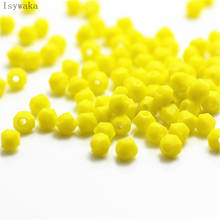 Isywaka Sale Solid Yellow Color 650pcs 3mm Bicone Austria Crystal Beads Glass Beads Loose Spacer Bead for DIY Jewelry Making 2024 - buy cheap