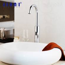 JIENI-grifo giratorio de cromo para lavabo de baño, mezclador de agua, sin contacto, infrarrojo, Sensor automático, 360 2024 - compra barato