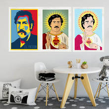 Pablo Escobar Famous Art Painting Retro Canvas HD Modern Poster Living Room Wall Home Decoration 2024 - buy cheap