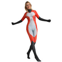 Rena Rouge Cat Noir Cosplay Costume with Tail 3D Print Spandex Halloween Party Zentai Suit Bodysuit 2024 - buy cheap