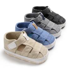 Summer Baby Boy Sandals Breathable Anti-Slip Hollow Baby Shoes Sandals Toddler Soft Soled First Walkers 2024 - buy cheap