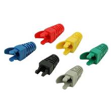 Network RJ45 Cable Ends Plug Connector Cover Boots Cap Cat5 Cat6 Safety RJ45 Connector Jacket DXAB 2024 - buy cheap