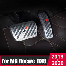 Car pedal cover Accelerator brake pedal Cover Aluminum pads Interior Refit for MG RX8 2018 2019 2020 Roewe Accessories 2024 - buy cheap