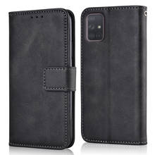 Luxury Flip Leather Case for Samsung Galaxy A51 5G A516 A516F SM-A516F 6.5''Fundas Stand Wallet Soft Cover Phone Bag with Strap 2024 - buy cheap