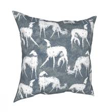 White Borsois Throw Pillow Cover Decorative Pillow Saluki Dog Animal Lover Creative Pillowcover Home Decor 2024 - buy cheap