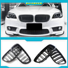 Grill Grille Gloss Black Kidney Sport for BMW F10 F18 F02 F11 M5 10-15 Dual Slat 2024 - buy cheap