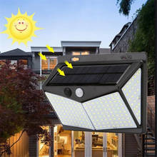 Lâmpada solar, emissor de luz para exteriores, à prova d'água, sensor de movimento 2024 - compre barato