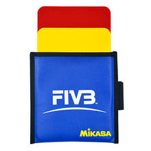 Оригинальный японский Mikasa волейбольный матч красный желтый карта FIVB волейбольная Лига назначенный рефери специальное оборудование пенальти карта 2024 - купить недорого