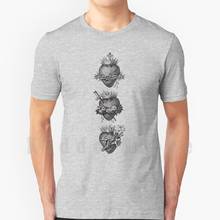 Camiseta con estampado de corazones de la Sagrada Familia para hombres, Camisa de algodón, Corazón inmaculado, gótico, Vintage, Iglesia de San José, nueva 2024 - compra barato