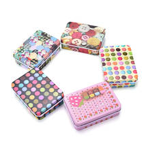 Mini Vintage Storage Tin Coin Bag Jewelry Box Lovely Print Girls Gifts Desk Storage Holder Cosmetic Stationery Organizer Metal 2024 - buy cheap