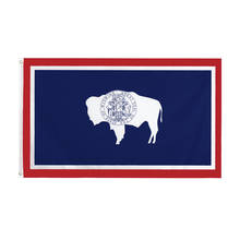 Bandera estadounidense de Wyoming, 60x90/90x150cm, 3x5 pies 2024 - compra barato