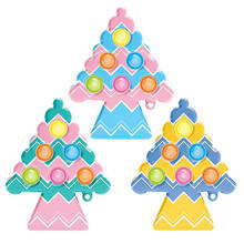 Christmas Tree Simple Dimple Toy Stress Relief Hand Sensory Toys for Kids Autism Special Need Baby Early Educational Training 2024 - buy cheap