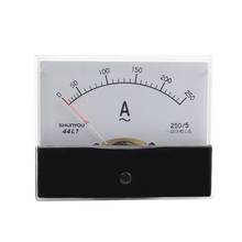 44L1 250/5A Rectangle Dial Panel Gauge Amper Ameter AC 0-250/5A Class 1.5 Accuracy 2024 - buy cheap