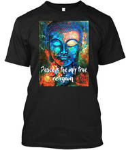 Peace Is The Only True Religion-buddhism Tee T-Shirt 2024 - buy cheap