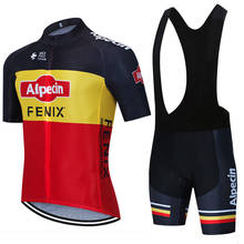 Belgium Team CYCLING JERSEY 20D Bike Shorts Suit Ropa Ciclismo MEN Summer Alpecin BICYCLING Maillot Bottoms Wear 2024 - buy cheap