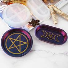 Transparent Silicone Mould DIY Jewelry Tray Resin Mold Double Moon Star Plate Dish Epoxy Mould for Making Jewelry Molds 2024 - buy cheap