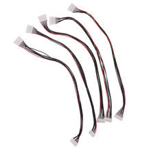 Cabo de extensão de fio de equilíbrio, 5 familiar xh2.54 7p 30cm 22awg lipo cabo de carga, comprimento 30cm