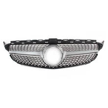 W205 C Class Front Grille Diamond DNN Style Grill For Mercedes Benz C-Class W205 C200 C250 C300 C350 2019 ABS Car Accessories 2024 - buy cheap