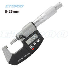 0-25mm Electronic Micrometer Head Inch/Metric Conversion 0.00005" Resolution Digital Micrometer Thickness Caliper Gauge 2024 - buy cheap