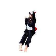 Fantasia de animal feminina adulta demon kigurumi, roupa de dormir unissex de inverno 2024 - compre barato