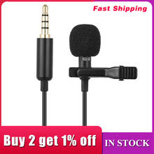 Andoer-Mini micrófono condensador portátil EY-510A, con cable, para cámara DSLR, iPhone, iPad, Android 2024 - compra barato