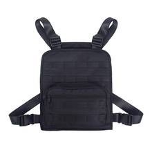 Men Tactical Vest Bag Hip Hop Military Tactical Backpack Adjustable Multi-Functional Molle Tool Pouch Shoulder Bag 2024 - buy cheap