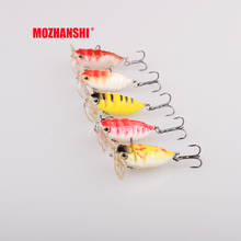 Mozhanshi 1pc cicada isca de pesca plástico duro artificial 3d olhos 3.8cm 4.2g pesca wobblers flutuante crankbait 2024 - compre barato