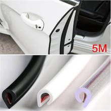 5m U Type Universal Car Door Edge Rubber Scratch Protector Moulding Strip Protection Strips Sealing Anti-rub DIY Car-styling 2024 - buy cheap