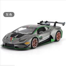 1:32 Lambo Huracan Sports Car Alloy Simulation Car Model Sound And Light Pull Back Toy Car Gifts For Boys 2024 - buy cheap