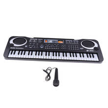 61 Keys Keyboard Piano For Kids & Beginners Adults, Portable Electric Organ, Music Electronic Keyboards with Adaptor Microphone 2024 - buy cheap