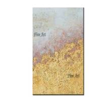 Gold Acrylic Painting Abstract Wall Decoration Canvas Art 100% Hand-painted Golden Wall Art Hanging Oil Painting Unframed Pieces 2024 - buy cheap