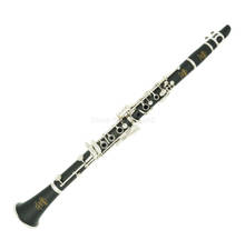 SADSN-clarinete de madera de ébano Chapado en plata, instrumento Musical de alta calidad, con funda, 17 teclas, Bb Tune, SCL-600S 2024 - compra barato