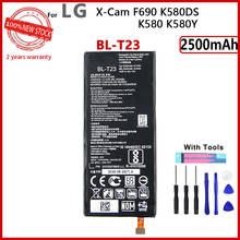 Batería BLT23 de BL-T23 100% mAh, Original, para LG X Cam x-cam F690 K580DS K580 K580Y, batería de teléfono con herramientas + número de seguimiento, 2500 2024 - compra barato
