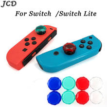 JCD 2 шт. для переключателя джойстика Joy Con Кристальный чехол для захвата большого пальца Кристальные аналоговые колпачки для стиков Nintendo switch Lite NS Joy Con 2024 - купить недорого