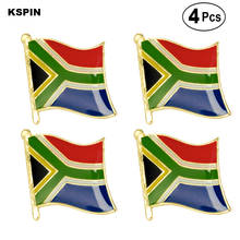 South Africa Flag Pin Lapel Pin Badge  Brooch Icons 4pcs 2024 - buy cheap