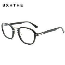 Montura de gafas ópticas de acetato para hombre y mujer, lentes graduadas de lujo, de Color sólido, para miopía y ordenador, 2020 2024 - compra barato