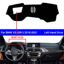 Внутренняя крышка приборной панели автомобиля для BMW X3 G01 2018 2019 2020 2021, автомобильный коврик для приборной панели, ковер, накидка, солнцезащитный козырек, защита от УФ-лучей 2024 - купить недорого