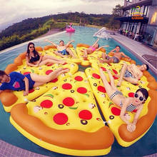 Надувной бассейн для пиццы, плавающий ряд 180 см, круг для бассейна для взрослых, аксессуары для водной вечеринки 2024 - купить недорого