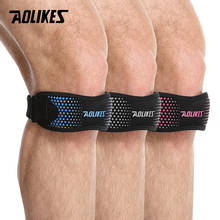 AOLIKES-rodillera deportiva ajustable para exteriores, Correa protectora de tendón para la rodilla, cinturón, 1 par 2024 - compra barato